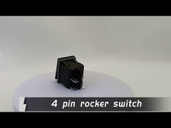 DC 12V 20A нажатие кнопки LED Металлическая панель Алюминий Серебро 4PIN ОТключение Rocker переключатель для автомобиля лодки RV