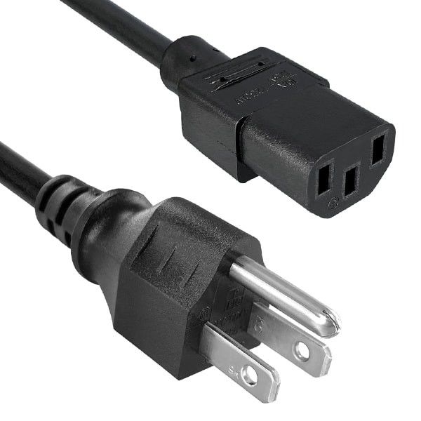 Шнуры питания IEC США делают силовой кабель водостойким Ac компьютера Pin 250V 3