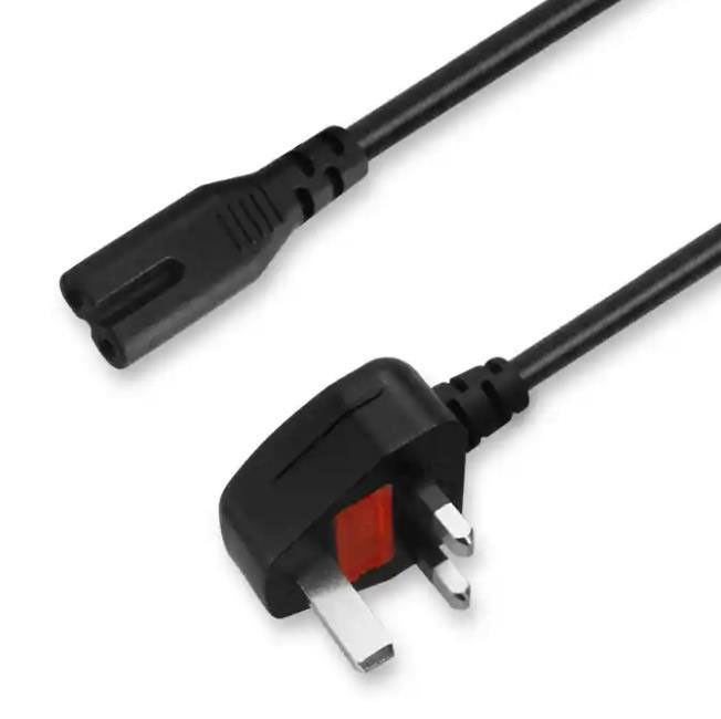 Шнуры питания переменного тока IEC UK, 1,5 м, 3-контактная вилка, сетевой кабель, 5 футов