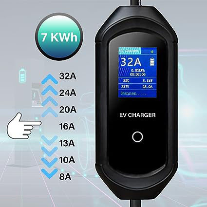 GBT 200-250V Уровень 2 3.5KW 7KW портативный быстрый зарядщик Пылестойкий 5M 7M 10M кабель