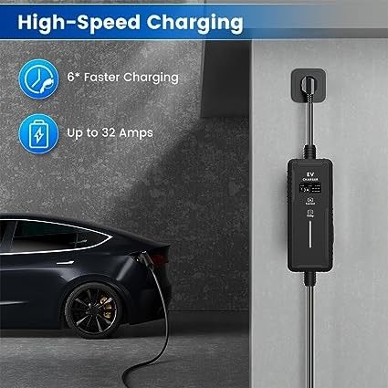 3.5KW 16A 7KW 32A Коннектор для домашних применений Автомобильное электрическое зарядное устройство типа 2 Ac Ev портативное зарядное устройство