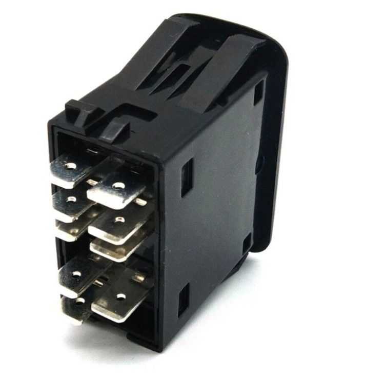 Настроенный мини-рокерный переключатель 12В Icon In Out 9 Pin On Off на L-серии
