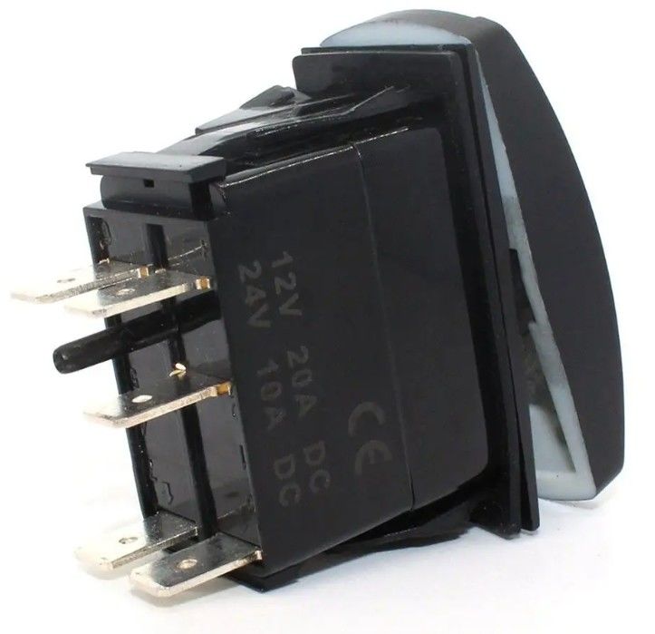 DC 24v 10a 20a безопасность Rocker переключатель Автомобиль лодка Морской переключатель печатный лазер 12v