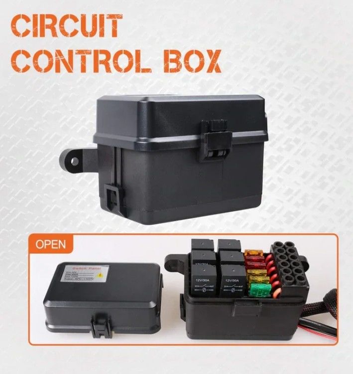 6 Gang 12V Led Switch Panel RGB Kit Автоматический регулируемый универсальный световой панель с APP
