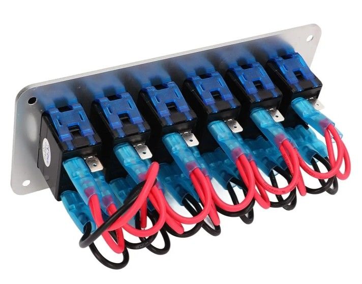 Панель переключателя переключателя, панель переключателя Rocker Waterproof Universal UTV Boat Small Round Rocker Switch