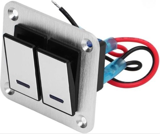 Панель переключателя переключателя, панель переключателя Rocker Waterproof Universal UTV Boat Small Round Rocker Switch