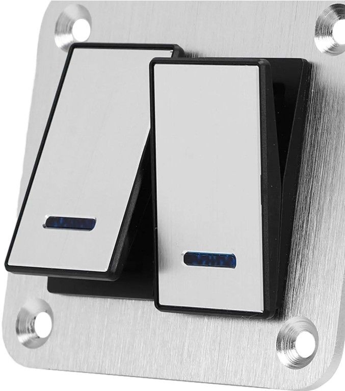 Панель переключателя переключателя, панель переключателя Rocker Waterproof Universal UTV Boat Small Round Rocker Switch