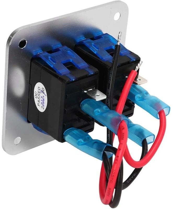 Панель переключателя переключателя, панель переключателя Rocker Waterproof Universal UTV Boat Small Round Rocker Switch
