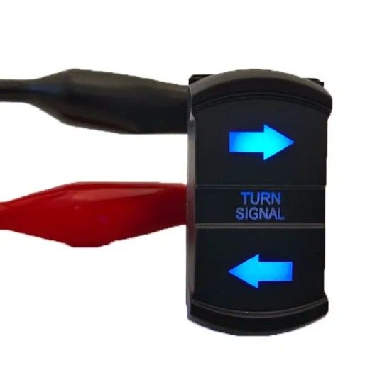 Новый стиль Иконка DIY на заказ DC 12V 7Pin ON-OFF LED Синий свет Поворачивающий сигнал Рокер переключатель Для автомобилей 4X4 Лодочки