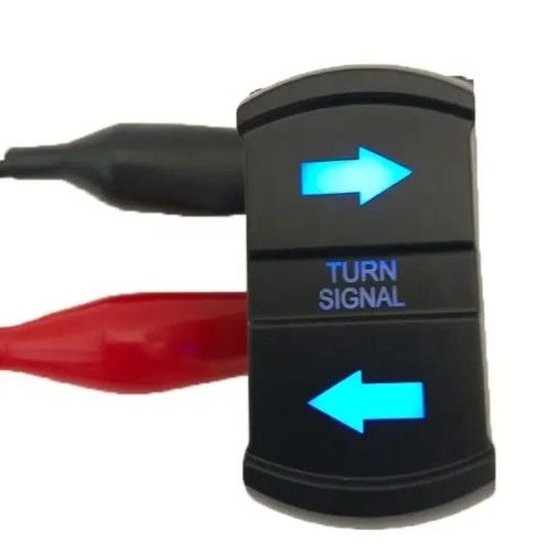 Новый стиль Иконка DIY на заказ DC 12V 7Pin ON-OFF LED Синий свет Поворачивающий сигнал Рокер переключатель Для автомобилей 4X4 Лодочки