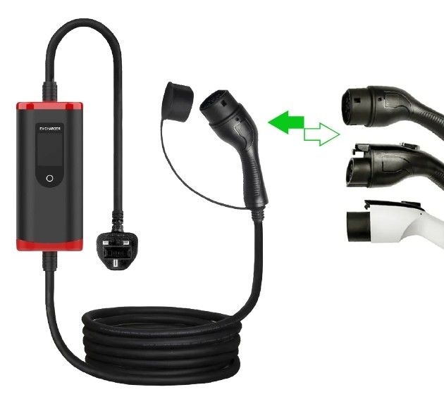 16A 32A 40A Электромобильные зарядные устройства 3.5kw 7kw 9kw EV Домашнее зарядное устройство портативное