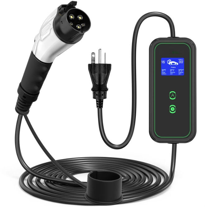 Type1 SAE J1772 16A 32A 40A портативный зарядное устройство с сертификациями UL&CE&FCC&ROHS