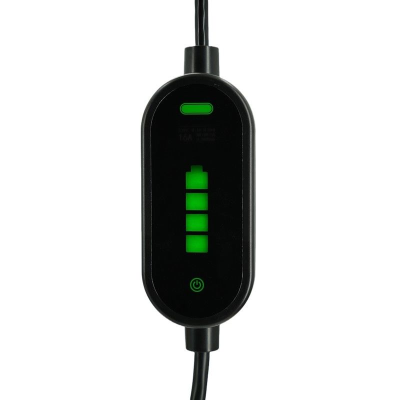 Портативные зарядные устройства для электромобилей 7KW Tpe Jacket IEC 62196 Type2 2.4 Quot LCD CE TUV ROHS