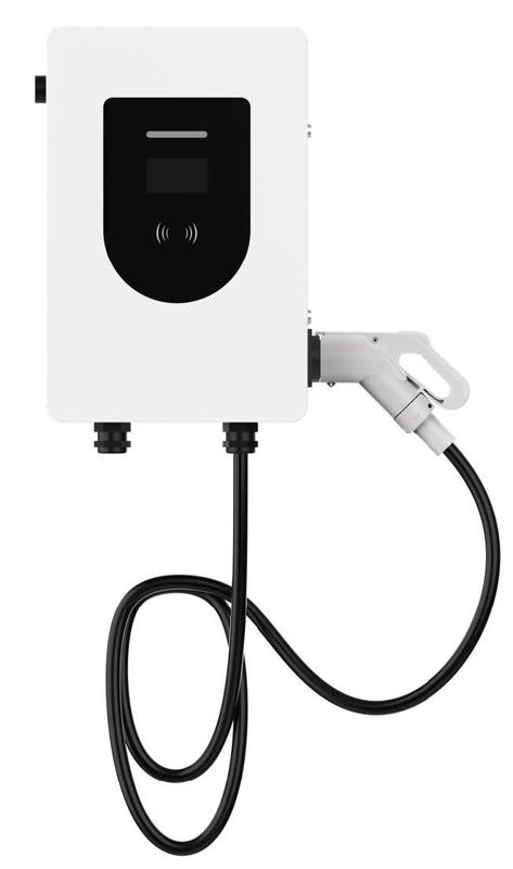 30 кВт IP54 CCS Настенное зарядное устройство для электромобилей 4G Ethernet 5M CHAdeMO DC EV