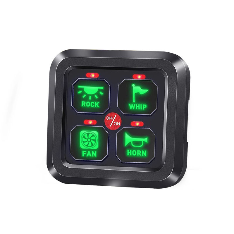 4 Gang Ford Switch Panel Circuit Control System Rocker Switch с релейной системой / светильниками для стирки
