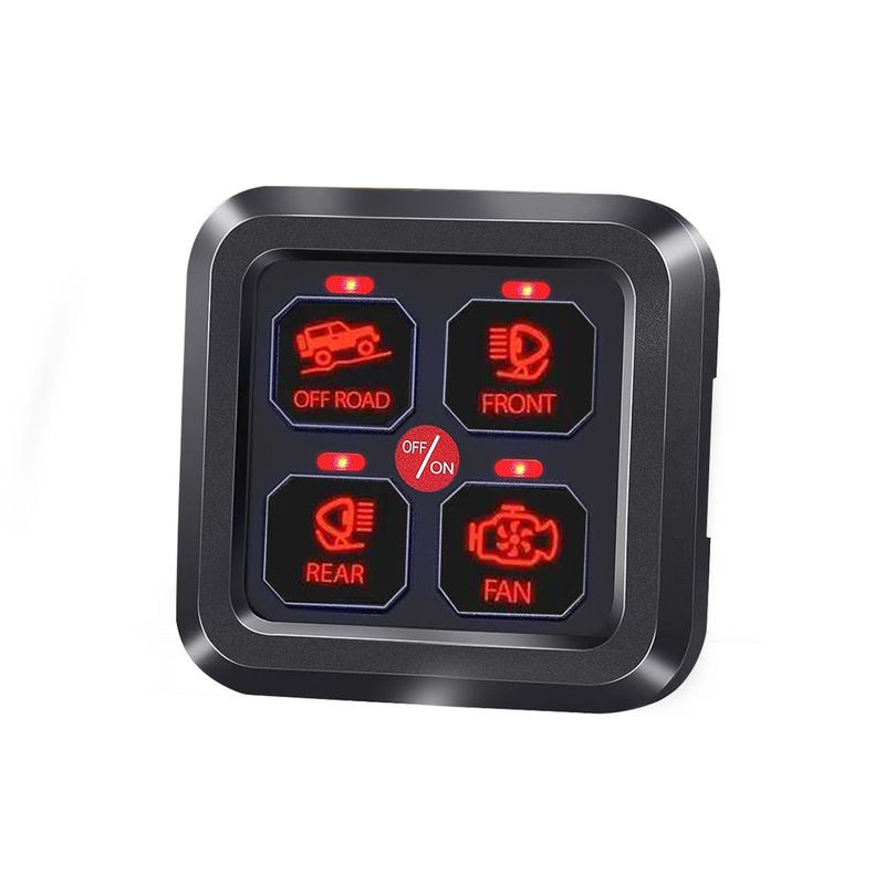 4 Gang Ford Switch Panel Circuit Control System Rocker Switch с релейной системой / светильниками для стирки