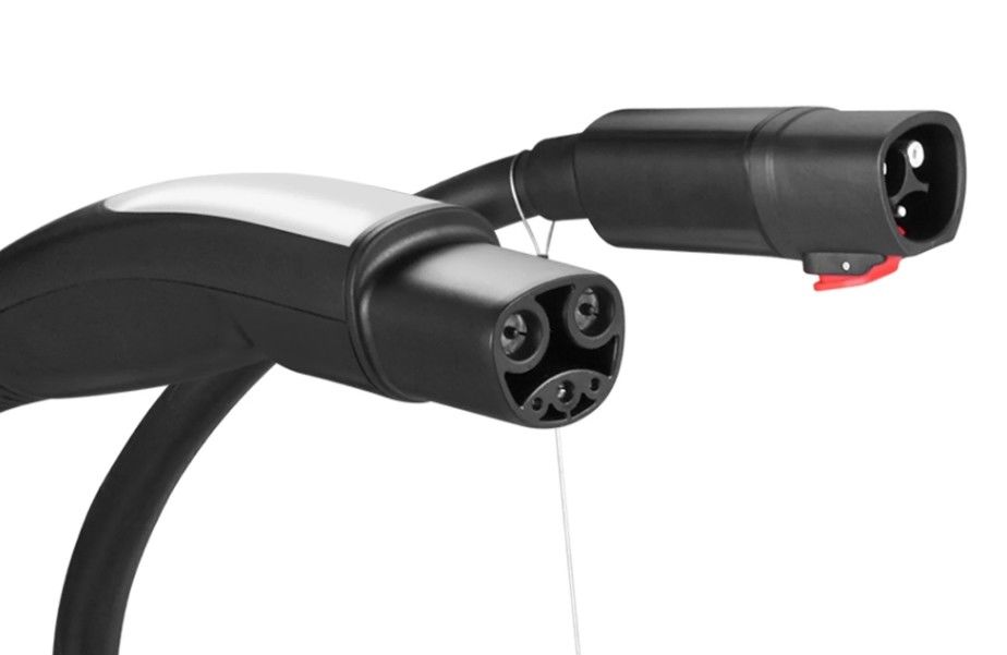 Умные портативные зарядные устройства Tesla NACS EV 240V AC 16A/32A/40A SAE J3400 Домашнее зарядное устройство для электромобилей