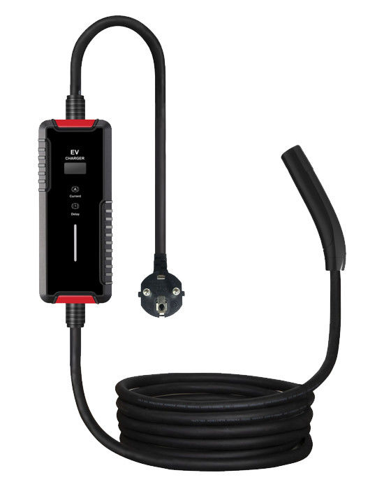 Умные портативные зарядные устройства Tesla NACS EV 240V AC 16A/32A/40A SAE J3400 Домашнее зарядное устройство для электромобилей