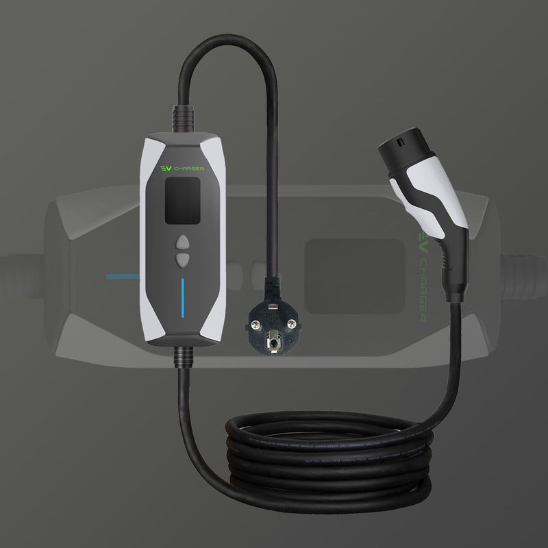 16A 3.5KW 32A 7KW портативный EV 240V TYPE 2 Домашний портативный уровень 2 EV зарядное устройство для EV автомобилей