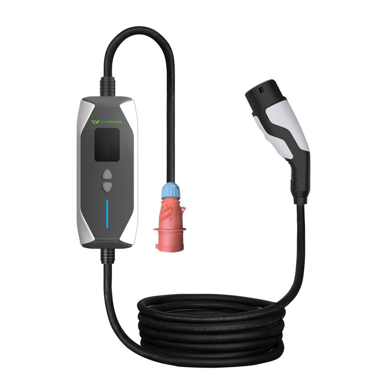 OEM ODM GBT 32A 7KW Питьевая быстрая зарядка электромобиля Внешняя зарядка 1 фаза Питьевая зарядка EV с кабелем 5M