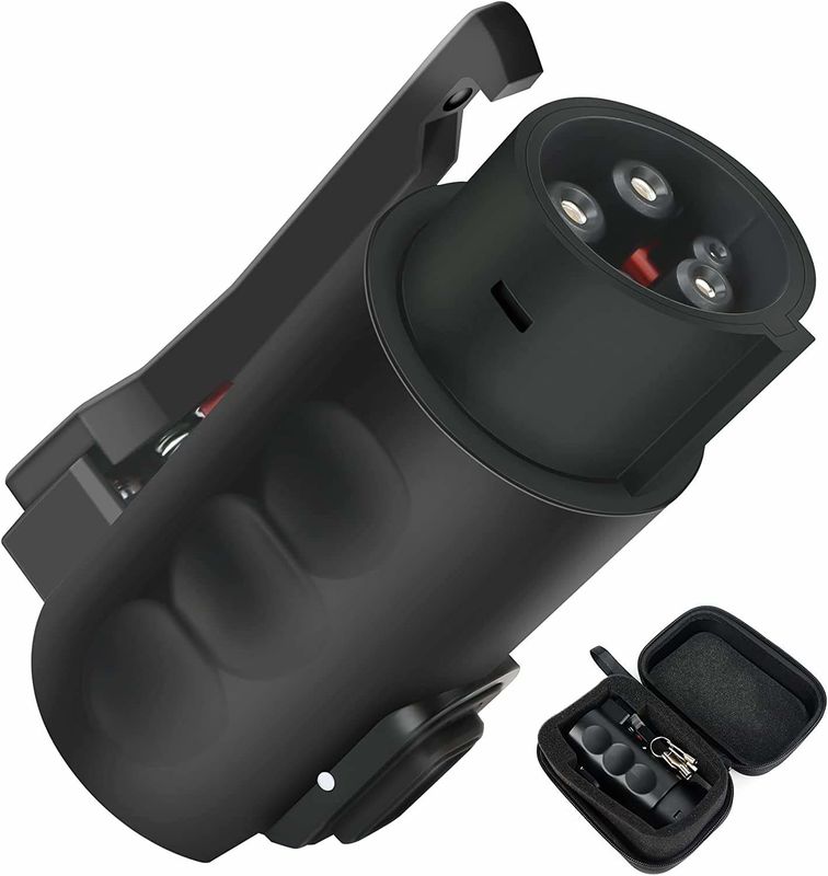 80A 240v Ac Tesla Charger Connector Ev Adapter Charger Tesla To J1772 Адаптер для Теслы