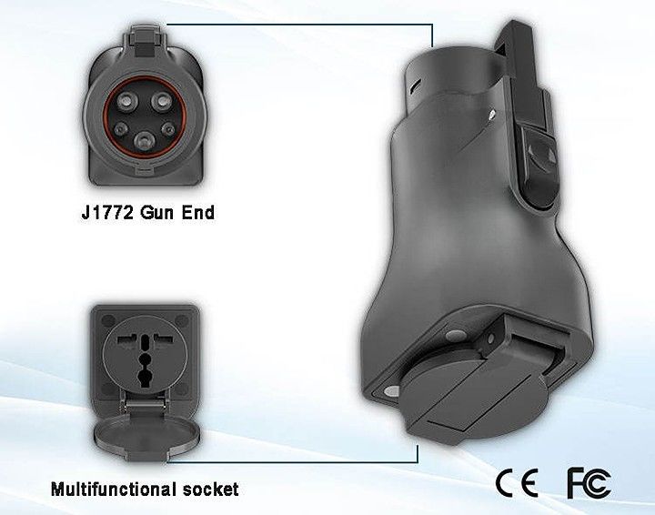 Автомобиль для загрузки адаптер J1772 Вставка Ev соединитель адаптер Ev разрядный выход J1772