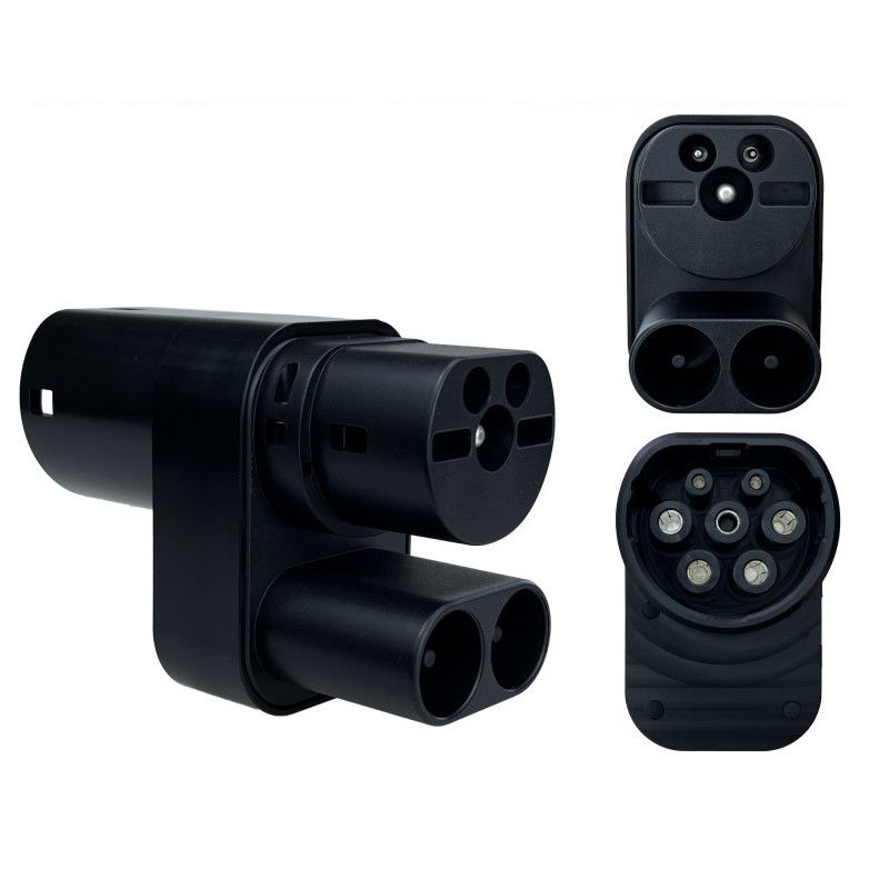 Ev Adaptor Charger Adapter Электромобильная зарядка TPC CCS2 TO Type2 Для Tesla Model 3/s/x/y