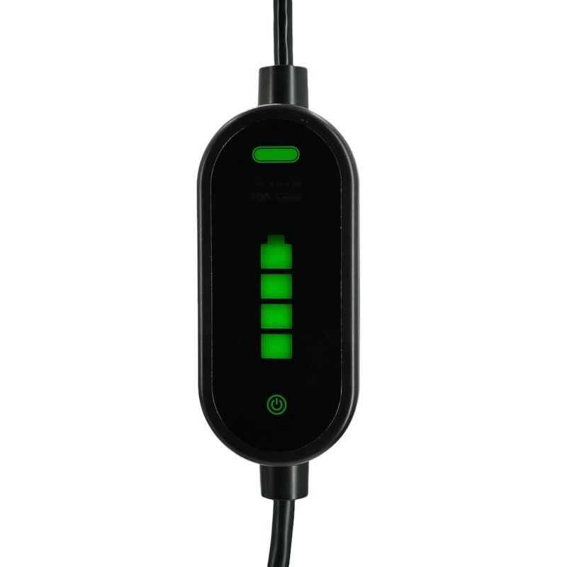 Портативные зарядные устройства для электромобилей 7KW Tpe Jacket IEC 62196 Type2 2.4 Quot LCD CE TUV ROHS